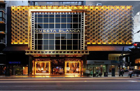 金堂门头设计与商业空间的纽带。