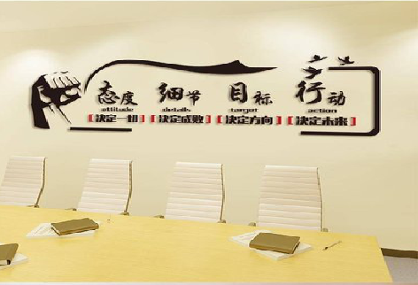 金堂企业文化墙主要展示什么？