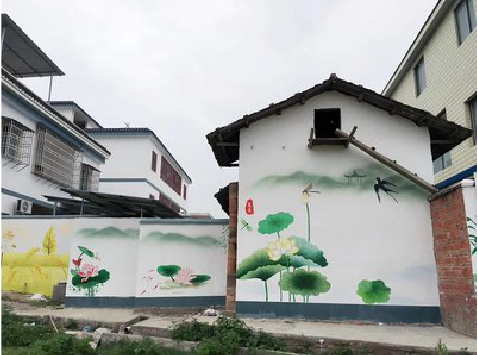 金堂室外墙绘-从选材到保养。