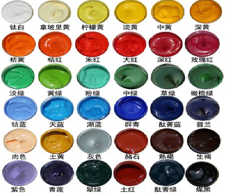 金堂墙绘颜色的选择有讲究。