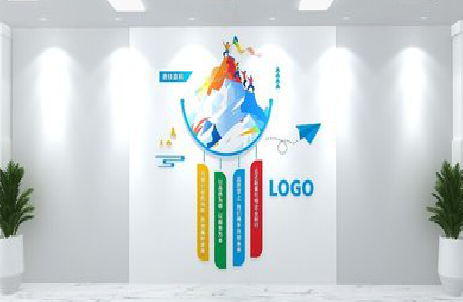 金堂公司企业形象墙的工艺材料有哪些？